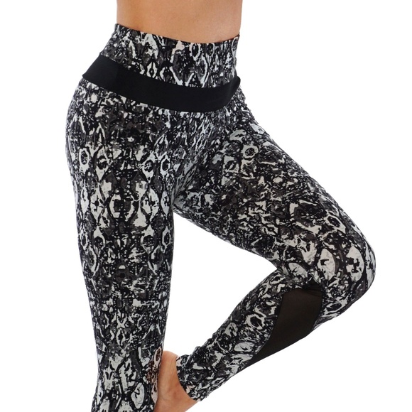 Super soft yoga Leggings mesh 7L16-08 - Picture 4 of 4